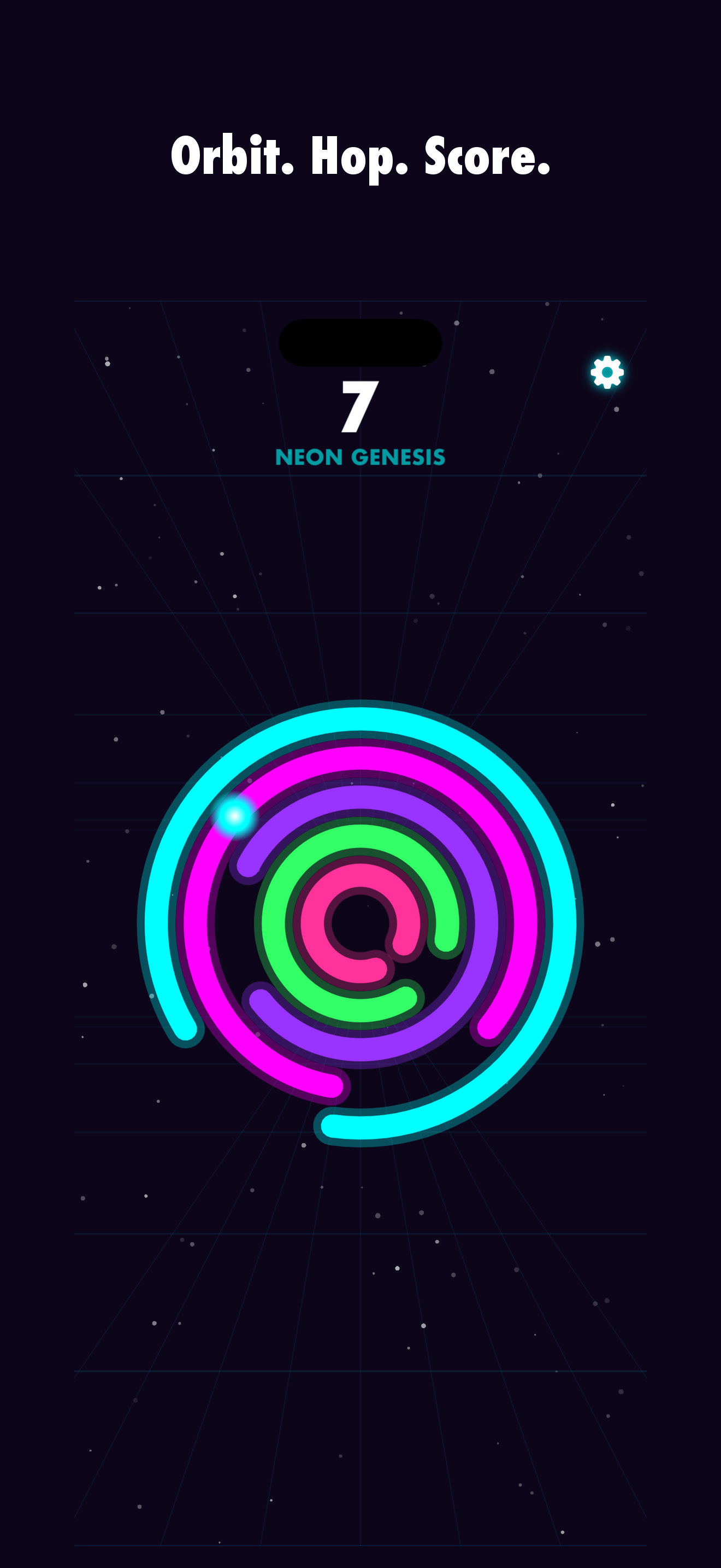 Hopfinity gameplay screenshot